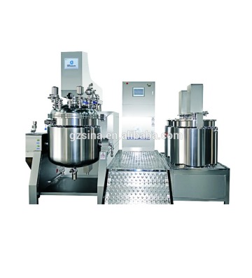 CE, GMP certificated adopt three layers stainless steel daily chemical care products making vacuum mixer from Sina Ekato