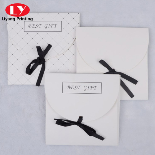 Special envelope with ribbon for silk scarf