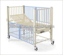 Manual hospital bed used for children with castors /Foldaway small bed for kids