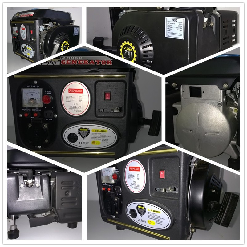 500w 600watt 650w 950 brushless gasoline generator