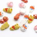 Najnowszy Kawaii Multi Shape zwierzęta kreskówkowe Mini kaboszon DIY zabawki dekoracyjne koraliki Charms Handmade rękodzieło koraliki szlam