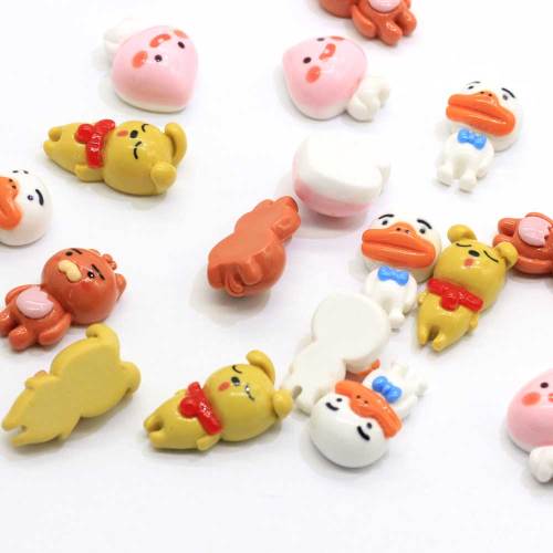 Il più nuovo Kawaii Multi Shape Cartoon Animali Mini Cabochon Giocattolo fai da te Decor Perline Charms Artigianato fatto a mano Perline Slime