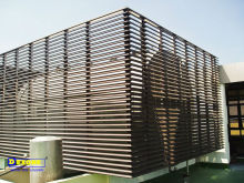 Outdoor fire resistant louver & shutter & blind