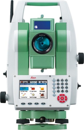 Leica total station Flexline TS09 Plus Reflectorless Total Station 5 SECOND, color display, surveying instrument