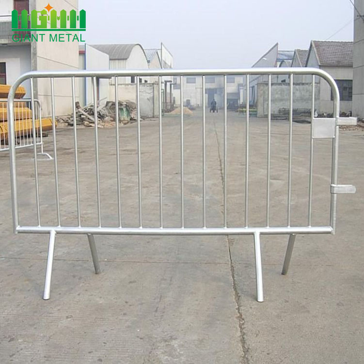 Temporary Galvanized Road Safety Crowd Barrier Fence