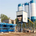 Small stationary 75m3 concrete batching plant machine