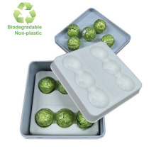 Degradable Molded Pulp Packaging Insert Chocolate Inner Tray