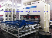 Short Cycle Melamine Laminating Hot Press Machine Line for MDF and Chipboard