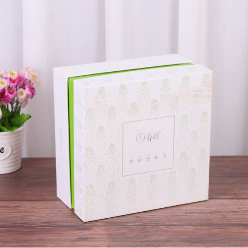 square candle perfume box with ribbon handle