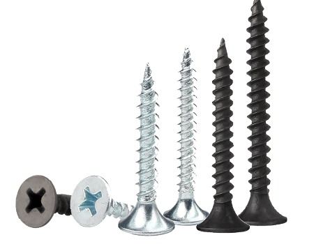 #6x1 black phosphated drywall screw bugle head fine or coarse thread bugle head drywall screw black phosphated 3.5x70mm