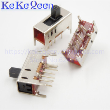 100PCS SS23D03 8 Pin 3 Position 2P3T DP3T PCB Mount Mini Vertical Slide Switch SS23D03VG3 SS23D03VG4 SS23D03VG5 SS23D03VG6