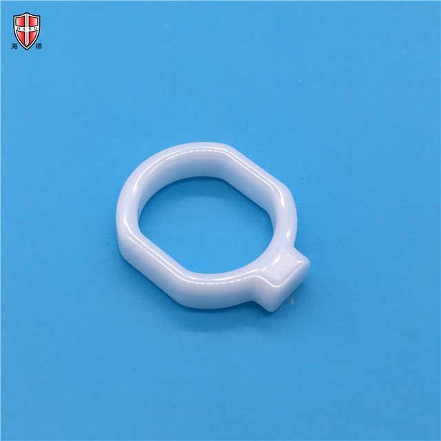 wearable shining zirconia ZrO2 ceramic ring loop link