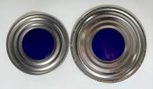 Dry Powder Can Blue Bottom Ends