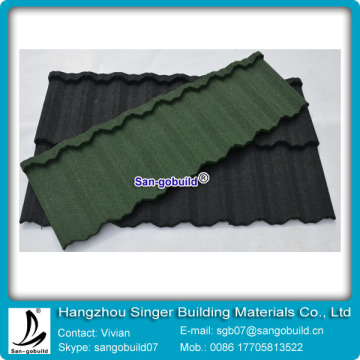 colored galvanized zinc aluminum roof tiles