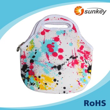 Food Use and Neoprene,Neoprene+Polyester Material lunch bag