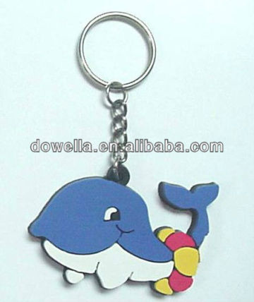 Cheap Custom PVC keychain,plastic promotional keychain