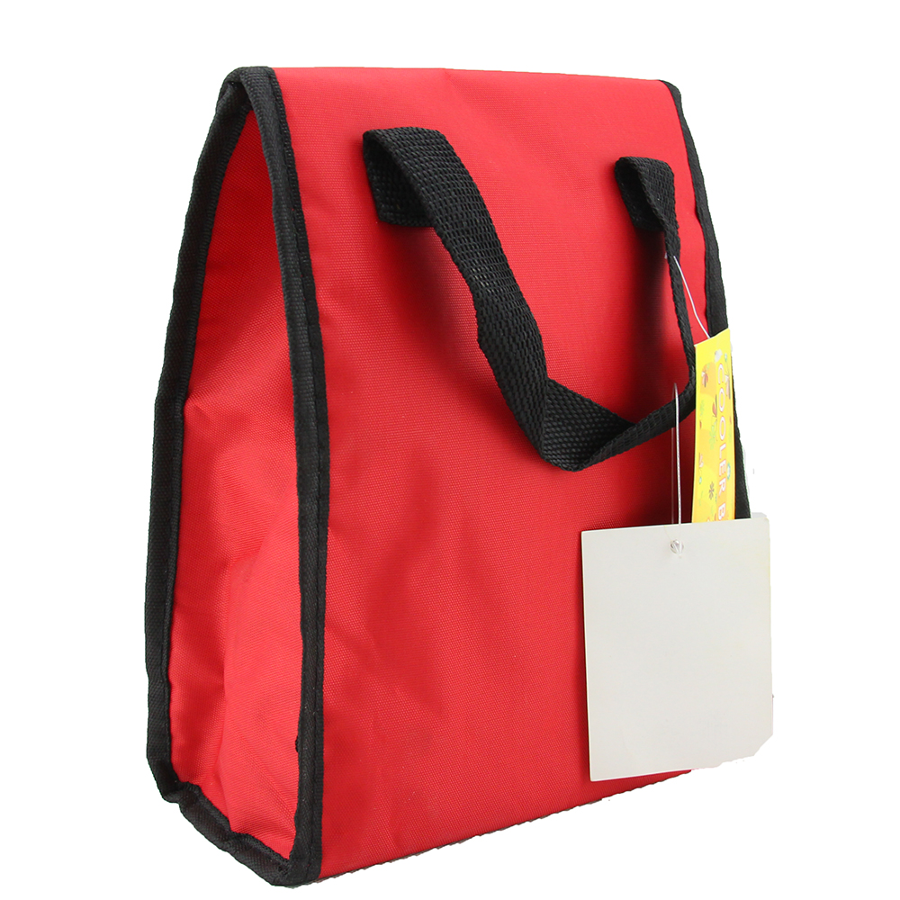 Plain Red Color Lightweight Business Office Lunch Bag