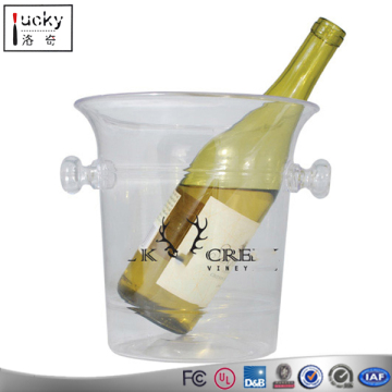 Champagne Cooler Bucket,Prodyne Acrylic Wine Bucket, Off-White