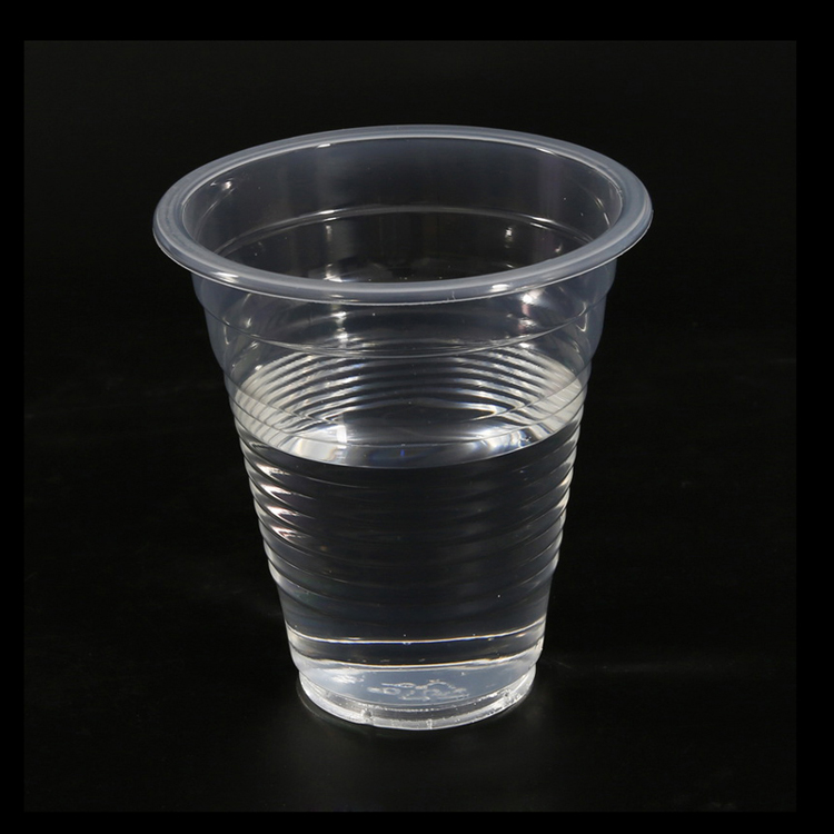 200ML custom clear plastic disposable cups plastic water cup