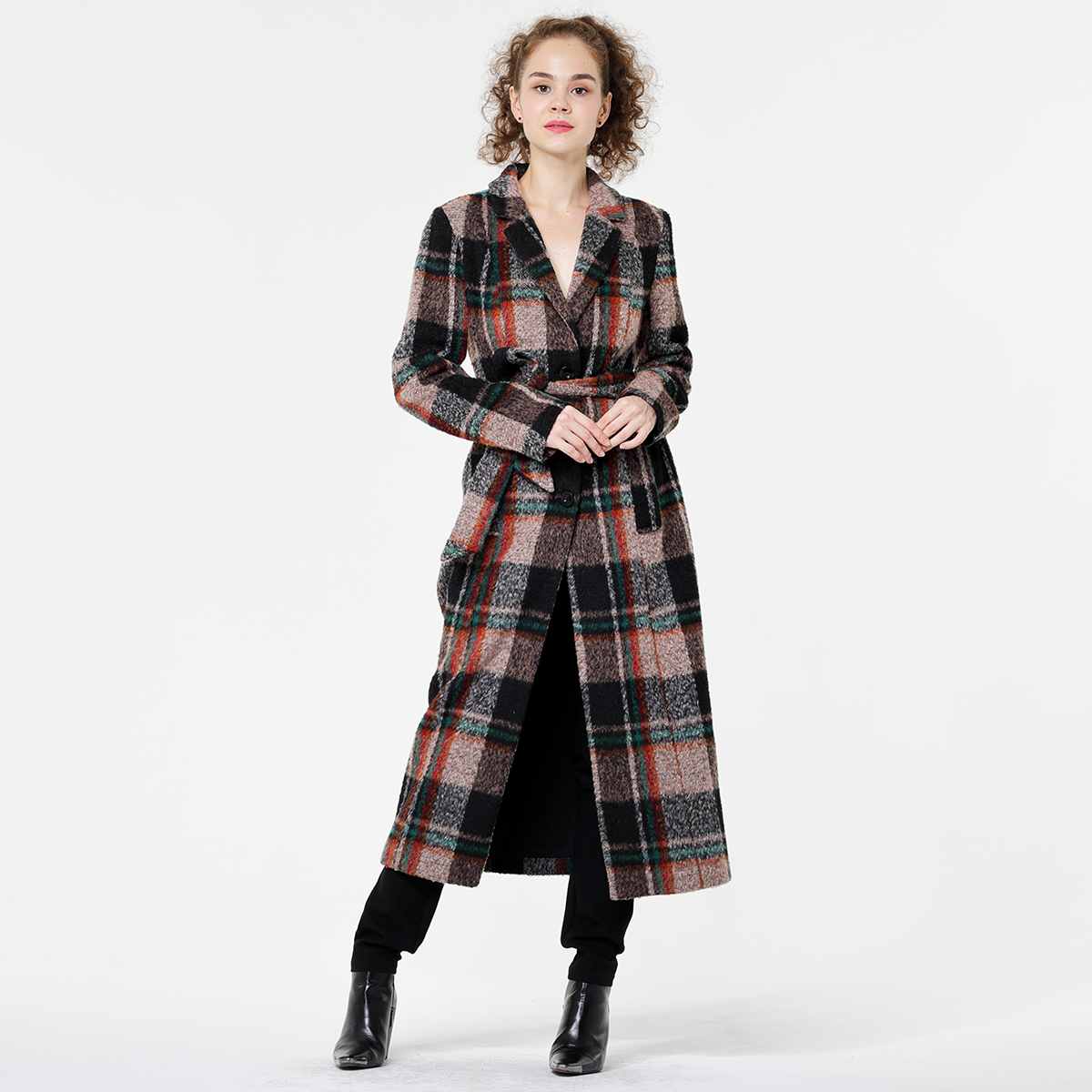 Fashion Winter Loose Retro Women Overcoat Fashion Winter Loose Retro Women Overcoat