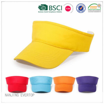 Custom Blank Colorful Visor Cap For Promotion