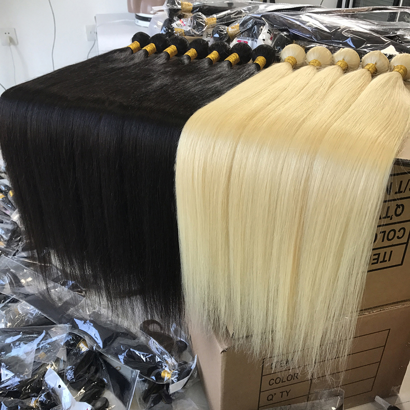 silky straight 613 blonde indian hair, body wave 613 bundles with frontal, cheap 613 human hair bundles