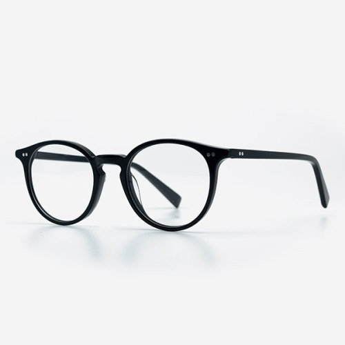 Round classic Acetate Women and Men Optical Frames