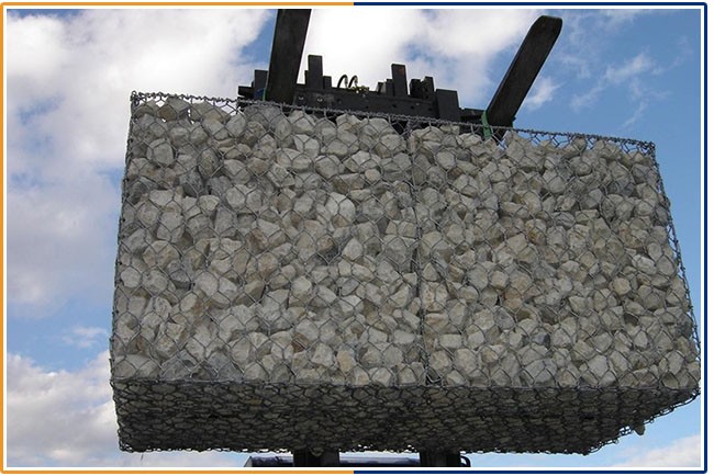200x100x50 welded gabion box Zinc coated welded wire gabions Stone Cage Gabion Mattresses with spiral binders