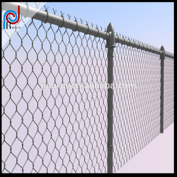 Factory Provide Flat Edge Chain Link Fence For Road Fence