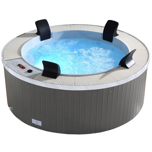 8 Person Wood Skirt Acrylic Outdoor Bath Tub