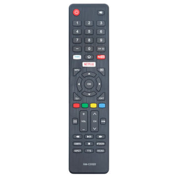 JVC TV Remote Control - RM-C3322 Replacement for Models LT-55MA877, LT-65MA877, LT49MA877, LT43MA877