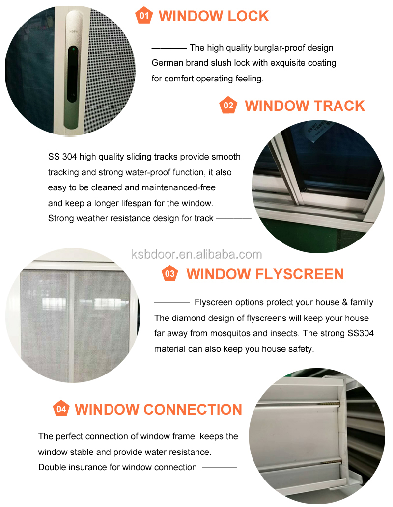 foshan supplier 6mm single tinted glass aluminum sliding window windows for ghana