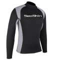 Seaskin Mens 2mm Neoprene de manga comprida Top