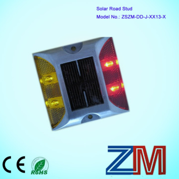 Aluminum Alloy Solar Powered Flshing Road Stud with Reflective Sheet
