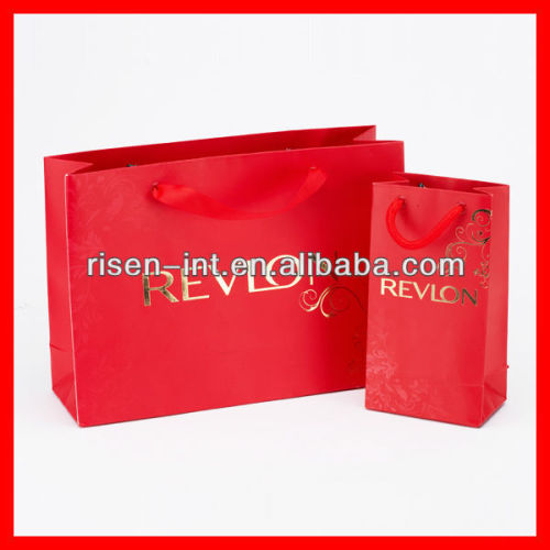 cheap cosmetic packaging paper bags