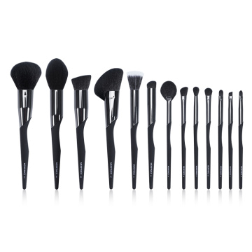 OEM Black 13pcs Makeup Brush Juego de logotipo personalizado