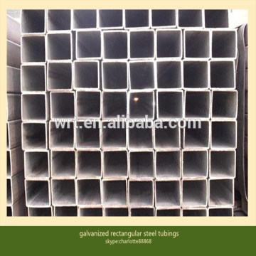 galvanized rectangular steel tubings