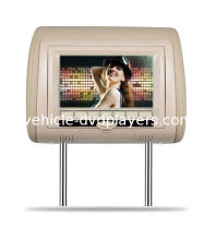 7" Car Headrest Dvd / Pillow / Monitor / Headrest Monitor Dvd Player With Usb / Sd / Mmc