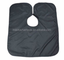 Black Plastic Hair Coloring Cape Short Cape