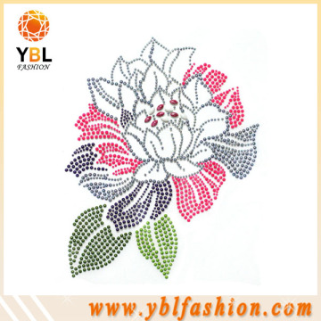 flower design studs material heat transfers for fashion t shirt