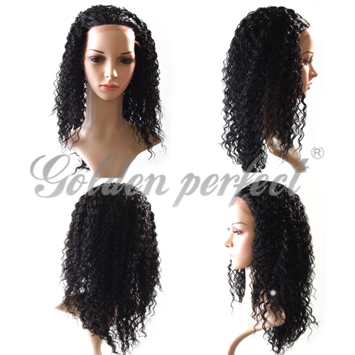 High Quality Synthetic Afro Kinky Curly Lace Front Wigs (YL9014)