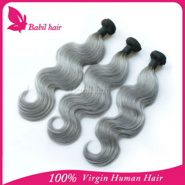 two tone ombre colored hair weave bundles hotsell grey ombre hair