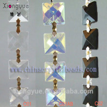 Fashion crystal bead chain glass bead curtain for hanging decoration