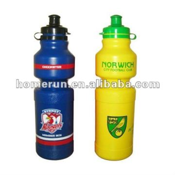 Plastic sports drinking bottles