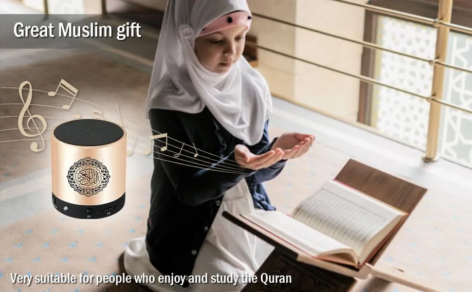 Digital Quran Speaker with Rechargeable MP3 Player and Remote Control