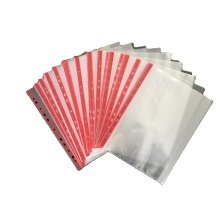 Wholesale PP Plastic A4 Clear Waterproof Document Protectors