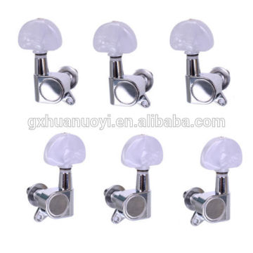 Acoustic Electric Guitar String Tuning Pegs Machine Heads White Pearl 3R3L