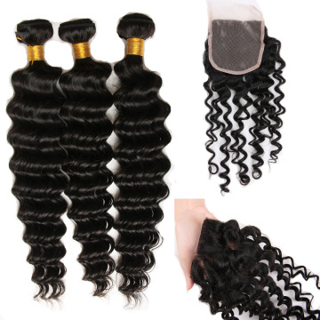 Brazilian Virgin 8A Bundles Wholesale Human Hair Brazilian Hair Bundles With Closure