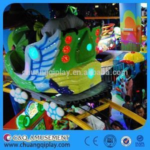 China Air bike amusement rides, Mini Roller coaster equipment! amusement train game for adult