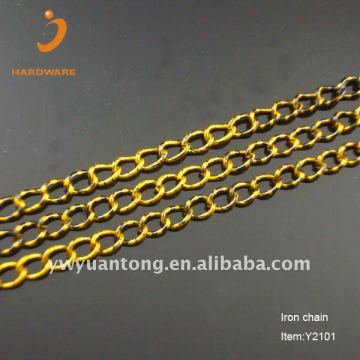 painted color iron necklace chain 5.9*4.1mm